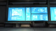 Closeup of the screens.