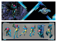 Art book pages 034 - 037 (Metroid Fusion)