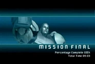 Mission Final, the ending screen of the Prime series