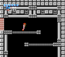 Tourian ledged shaft Metroid.png