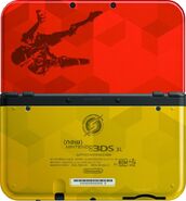 Samus Edition 3DS XL back