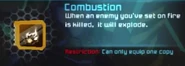 Combustion.png (123 KB) Combustion: "When an enemy you've set on fire is killed, it will explode."