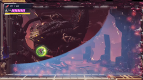 Experiment No. Z-57 swiping at Samus