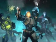 Weavel using his blaster