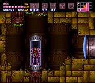 The very first Save Station in Crateria in Super Metroid.