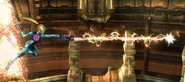 Zero Suit Samus's Midair Grab in Wii U