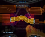 Model of the room seen from the Map