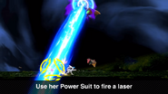 Zero Suit Samus's Zero Laser