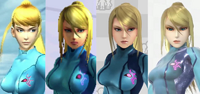 Zero Suit Samus Smash games comparison