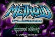 Metroid Fusion E3-2002 title.png (906 KB) The original Title Screen seen at E3-2002.