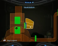 Room seen on the Map, named "Savestation".
