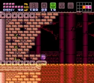 The wall concealing the Chozo Statue.