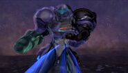 Metroid Prime removes the Phazon Suit from Samus.