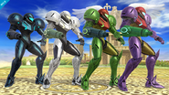 Samus' Dark Samus palette swap.