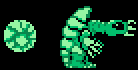 Arachnus sprites in Metroid II: Return of Samus