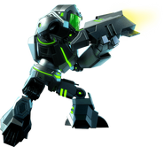 Green Mech combat