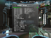 MP3 game menu