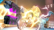 Zero Suit Samus performs a Grab