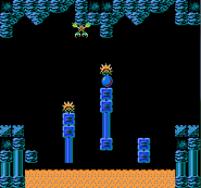Metroid Brinstar 2A.png (4 KB) A partial corridor in Brinstar with an Item Sphere atop a vertical pillar. Although the Item Sphere's placement suggests the presence of an item, it is in fact empty.