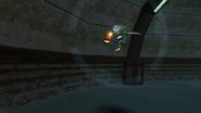 A Sentry Drone on patrol.