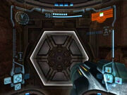 A White Ice Beam Door.