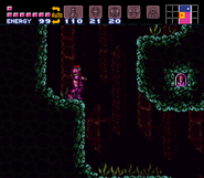 Maridia's rocky underwater area