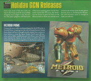 Metroid Prime Nintendo Power ad that mentions Kraid