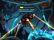 Samus battles Aurora Unit 313.