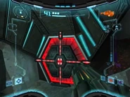 A Blast Shield in Metroid Prime 2: Echoes