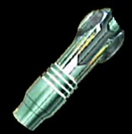 Изображение ручной пушки из Metroid Prime, переключенной на Ледяной Луч (Metroid.com).