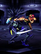 Counter Attack used on a Cyborg Zebesian