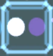 The Annihilator Beam's icon when in Morph Ball (normally off screen from the player's point of view).