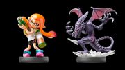 Ridley and Inkling amiibo