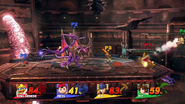 Ridley fights alongside Ness.