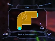 Control Room Access on the Map.