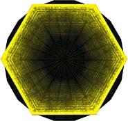 Model of the door underneath.