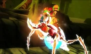 Samus Returns Gamma Metroid melee.jpg (162 KB) Samus firing into a Gamma Metroid's mouth.
