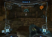 The Varia Suit is revealed after the creature's defeat.