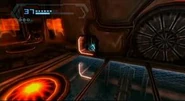 Command Courtyard Morph Ball tunnel exit.jpg (9 KB) Samus leaves the tunnels.