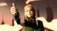 Samus gives Adam a thumbs up.