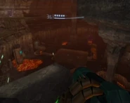 The room from an elevated door