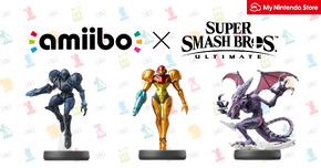 Samus, Dark Samus and Ridley amiibo (Smash)