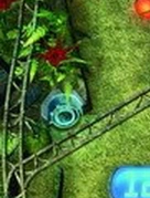 Estrella ígnea junto al escáner de premios.