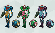 Fusion Varia Suit artwork in Samus Returns