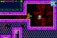 MZM Ridley's Lair Super Missile Tank 2.gif (32 KB) A purple room with grating in Zero Mission