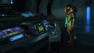 The survivor reveals Project Metroid Warriors to Samus.
