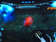 Metroid cazador en las minas de phazon