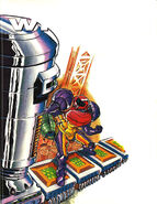 Artwork of the Gravity Suit in Super Metroid