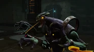 Space Pirates seen in Metroid Prime Remastered.