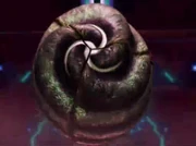 Сленч в. 1 с бронещитом, закрывающим его глаз.